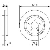 BOSCH | Bremsscheibe | 0 986 479 A53