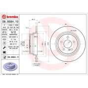 Brembo | Bremsscheibe | 08.9584.11