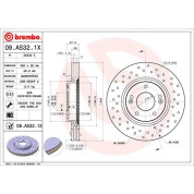 Brembo | Bremsscheibe | 09.A532.1X