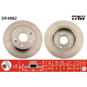 TRW | Bremsscheibe | DF4982