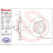 Brembo | Bremsscheibe | 09.5058.11