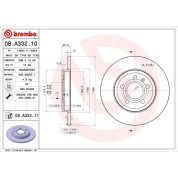 Brembo | Bremsscheibe | 08.A332.11