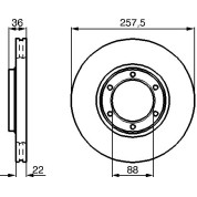 BOSCH | Bremsscheibe | 0 986 478 596