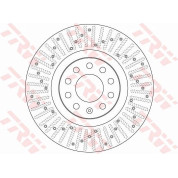 TRW | Bremsscheibe | DF6189S