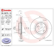 Brembo | Bremsscheibe | 09.B270.11