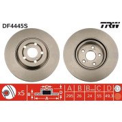 TRW | Bremsscheibe | DF4445S