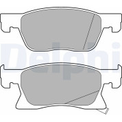 Delphi | Bremsbelagsatz, Scheibenbremse | LP3238