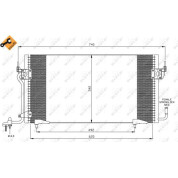 NRF | Kondensator, Klimaanlage | ohne Entfeuchter | 35439