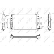 NRF | Kühler, Motorkühlung | 53748