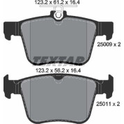 Textar | Bremsbelagsatz, Scheibenbremse | 2500901