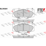 FTE | Bremsbelagsatz, Scheibenbremse | 9010897