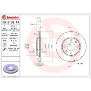 Brembo | Bremsscheibe | 09.5196.11