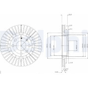 Delphi | Bremsscheibe | BG2636