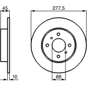 BOSCH | Bremsscheibe | 0 986 479 105