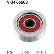 SKF | Spannrolle, Keilrippenriemen | VKM 66008