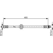 BOSCH | Bremsschlauch | 1 987 476 827