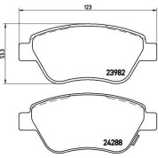 Brembo | Bremsbelagsatz, Scheibenbremse | P 59 051