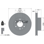 Textar | Bremsscheibe | 92155900