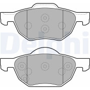 Delphi | Bremsbelagsatz, Scheibenbremse | LP1862