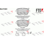 FTE | Bremsbelagsatz, Scheibenbremse | 9010948