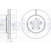 Delphi | Bremsscheibe | BG4253