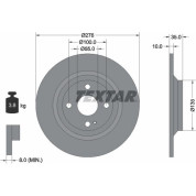 Textar | Bremsscheibe | 92188303