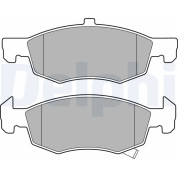 Delphi | Bremsbelagsatz, Scheibenbremse | LP3163