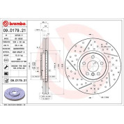 Brembo | Bremsscheibe | 09.D179.21