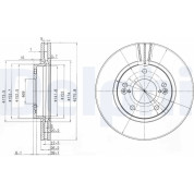 Delphi | Bremsscheibe | BG3721