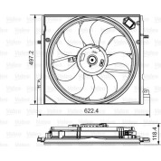 Valeo | Lüfter, Motorkühlung | 698582