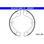ATE | Bremsbackensatz, Feststellbremse | 03.0137-0451.2