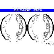 ATE | Bremsbackensatz | 03.0137-0360.2