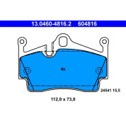 ATE | Bremsbelagsatz, Scheibenbremse | 13.0460-4816.2