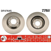 TRW | Bremsscheibe | DF4764S