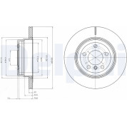 Delphi | Bremsscheibe | BG4168