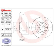 Brembo | Bremsscheibe | 08.8682.21