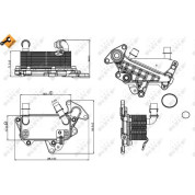 NRF | Ölkühler, Automatikgetriebe | 31264