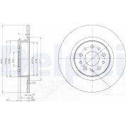 Delphi | Bremsscheibe | BG3857