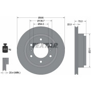 Textar | Bremsscheibe | 92135103