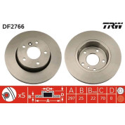 TRW | Bremsscheibe | DF2766