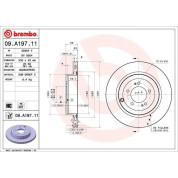 Brembo | Bremsscheibe | 09.A197.11