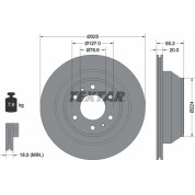 Textar | Bremsscheibe | 92271103