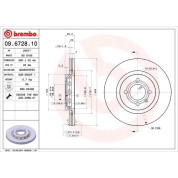 Brembo | Bremsscheibe | 09.6728.10