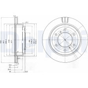 Delphi | Bremsscheibe | BG3813