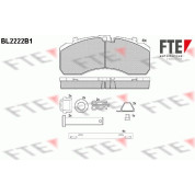 FTE | Bremsbelagsatz, Scheibenbremse | 9500008