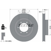 Textar | Bremsscheibe | 92223903