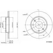 Metzger | Bremsscheibe | 6110085