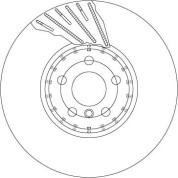 TRW | Bremsscheibe | DF6891S