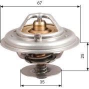 Gates | Thermostat, Kühlmittel | TH14387G1