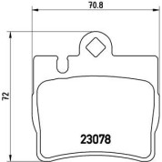 Brembo | Bremsbelagsatz, Scheibenbremse | P 50 042